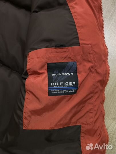 Пуховой жилет Tommy Hilfiger XL Vintage оригинал