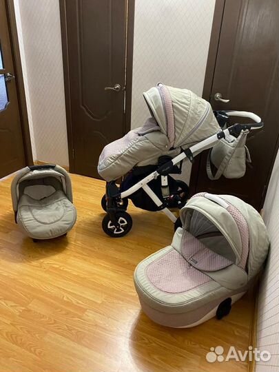 Коляска 3 в 1 Adamex Barletta New