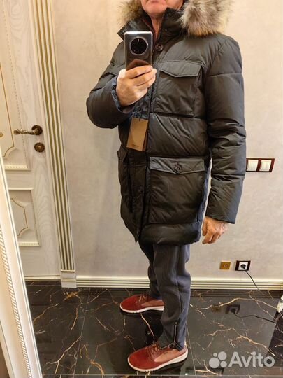 Пуховик Burberry куртка парка р50-52-54