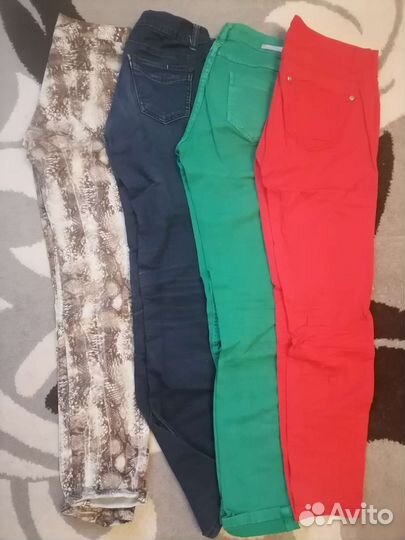 Пакет вещей джинсы, кофты, платья 42-44