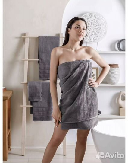 Полотенца махровые 3 штуки в наборе