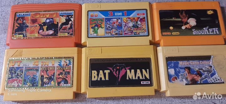 Картриджи dendy