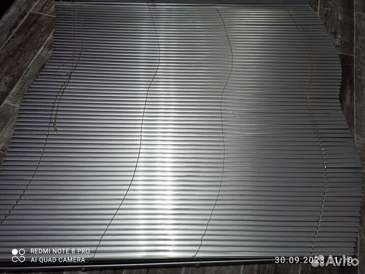 Жалюзи горизонтальные алюминиевые, б/у