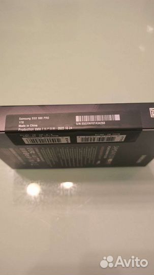SSD NVMe Samsung 980 PRO 1Tb новый не распечатан
