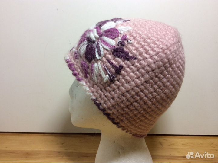 Шапочка ручной работы, размер 53-56, арт 217