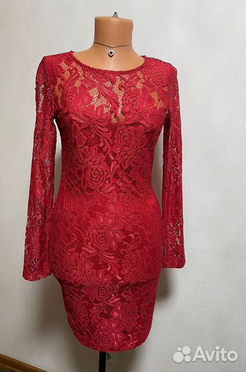 Платье ажурное/гипюровое