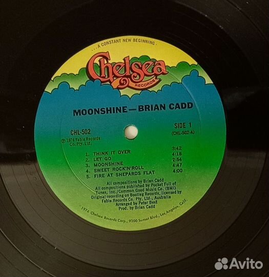 LP Brian Cadd – Moonshine/ Chelsea Records US 1974
