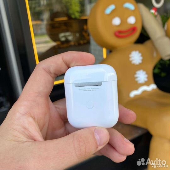 AirPods 2 +чехол+гарантия