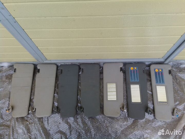 Рено Логан - солнце-защитные козырьки