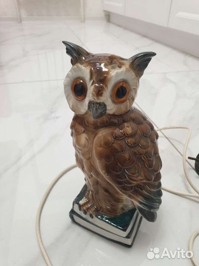 Светильник фарфор сова филин Германия