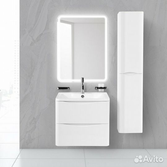 Раковина BelBagno 60 BB600/455-LV-MR-ALR Белая