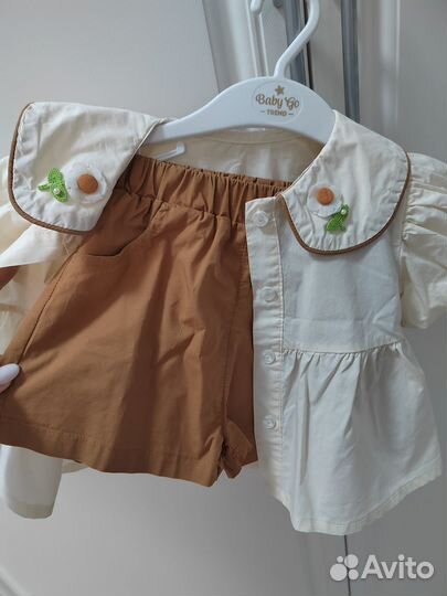 Костюм на девочку с шортами