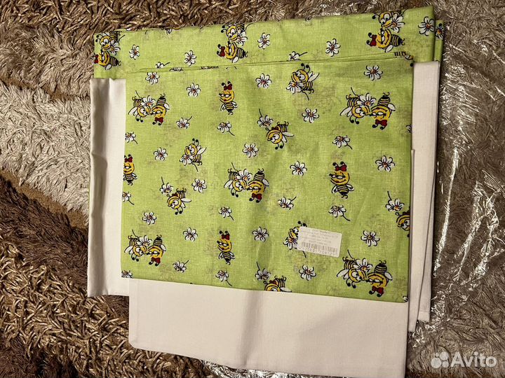 Постельное белье в детскую кроватку новое