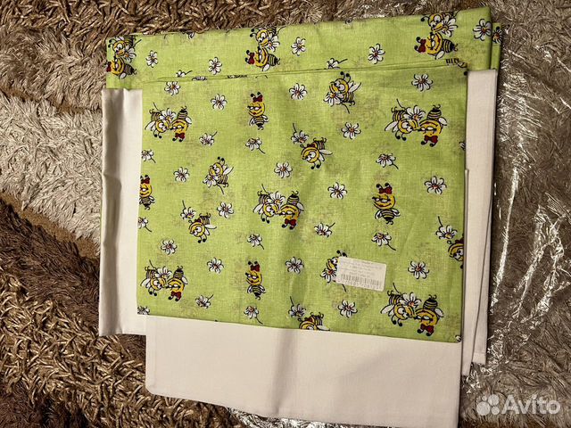 Постельное белье в детскую кроватку новое