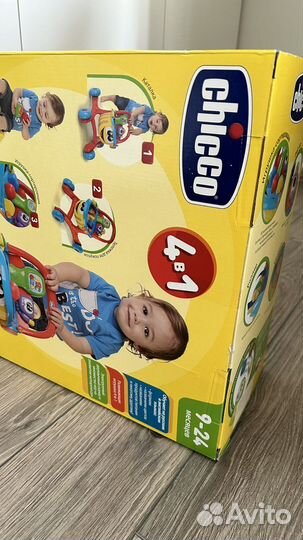 Говорящая тележка chicco ходунки новые