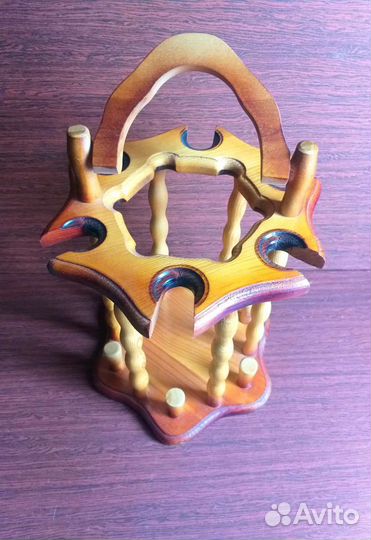 Подставка для бутылки вина, рюмок и бокалов