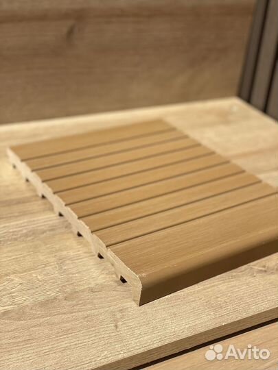 Ступень дпк полнотелая Цвет: Орех