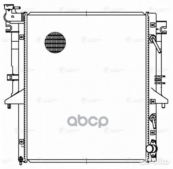 Радиатор охлаждения двигателя mitsubishi