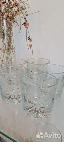 Стопки хрустальные 5 шт