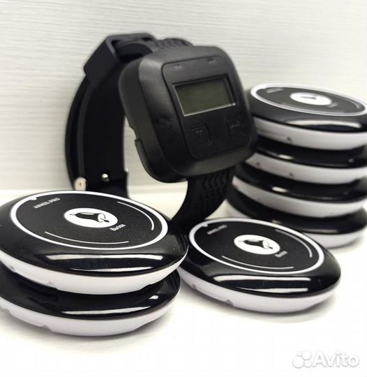 Кнопка вызова официанта, часы официанта, комплект