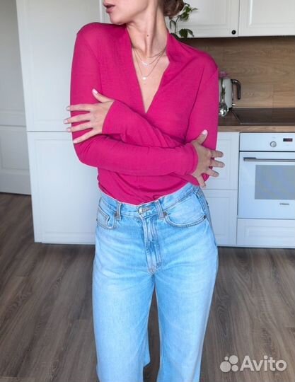 Топ mango розовый