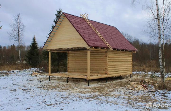 Сруб для бани