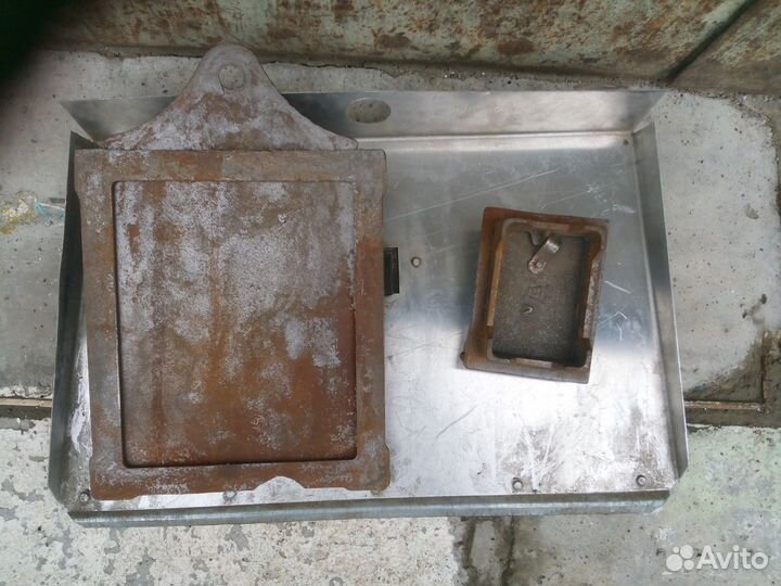 Задвижка дверца чугунная новая