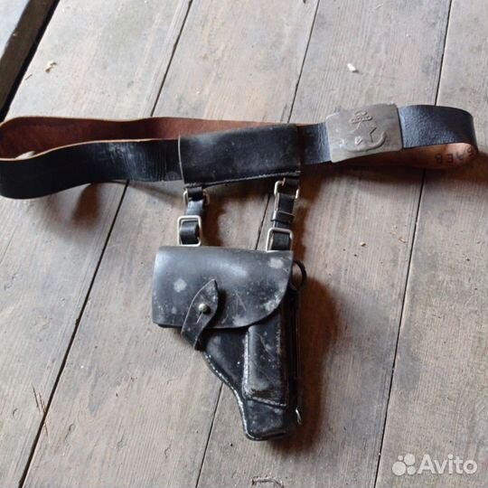 Ремень вмф СССР с кобурой для ПМ