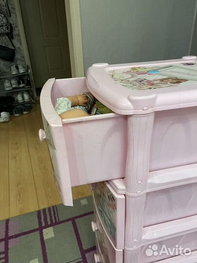 Комод детский пластиковый