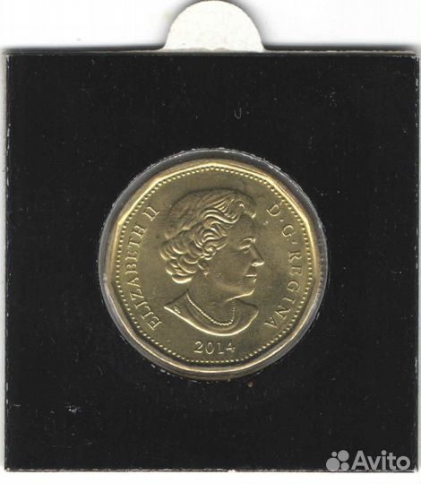 Канада 1 доллар, 2014, Олимпиада в Сочи 2014, утка