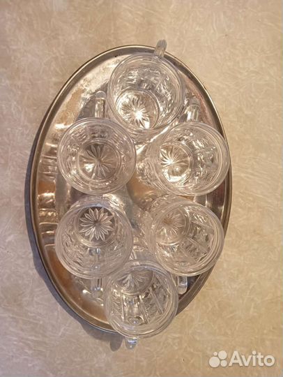 Хрустальные кружки СССР 110гр