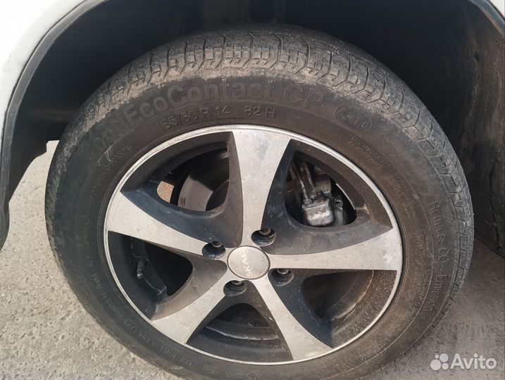 Литые диски r14 с летний резиной