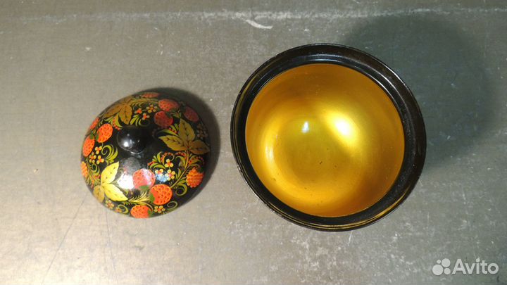 Хохлома Масленка Сахарница Шкатулка рисунок землян
