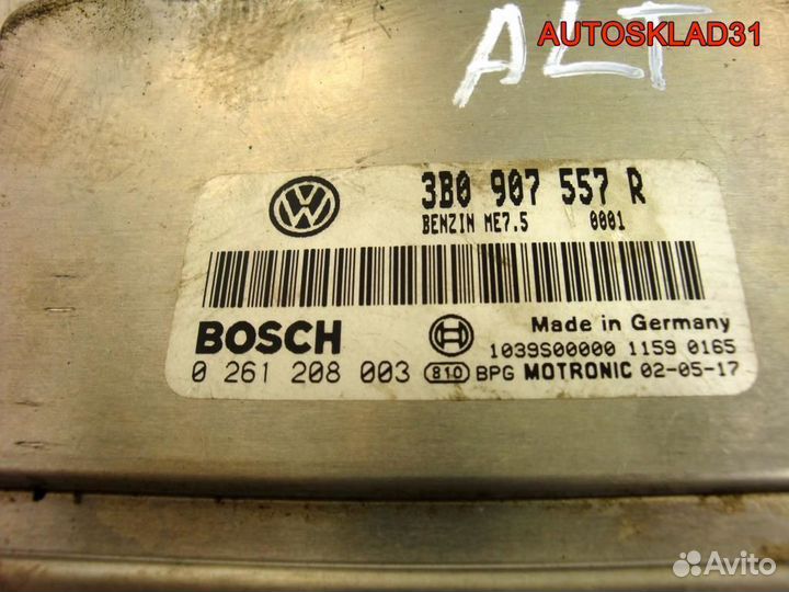 Блок эбу VW Passat B5+ 2.0 ALT 3B0907557R Бензин