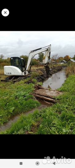 Услуги мини экскаватора