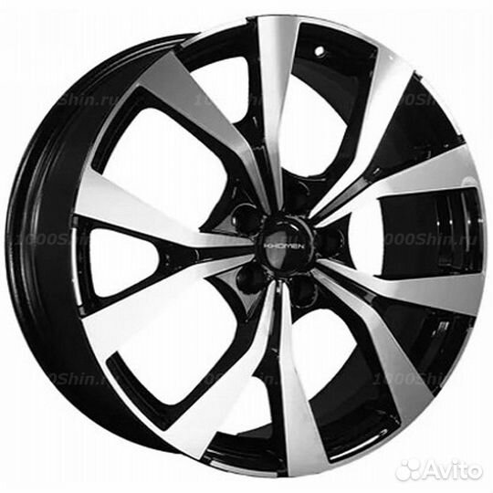 Диск 7*19 5*108 ET36 65,1 Khomen Wheels KHW1906 Black-FP (Exeed VX/TXL/LX)