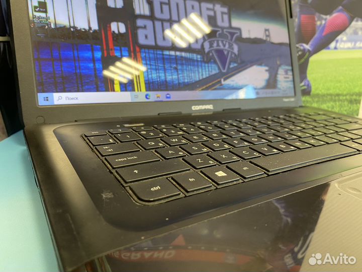 Быстрый Ноутбук HP Compac 6gb/SSD/Intel/Новый акб