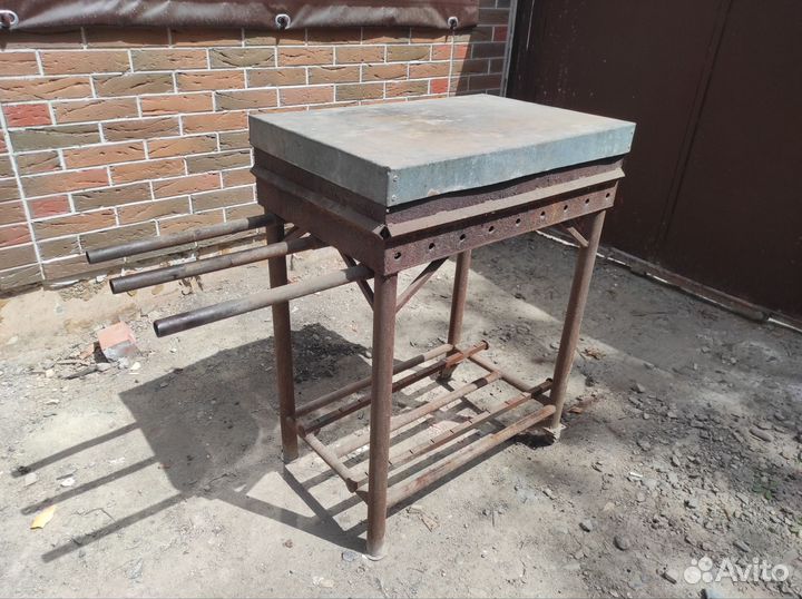 Мангал с печью под казан бу