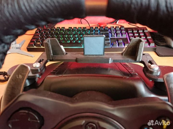 Держатель для смартфона на базу Logitech G25/G27