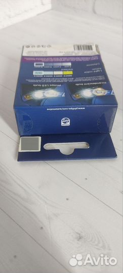 Лампа автомобильная Philips Т10 W5W 2 шт 8000К