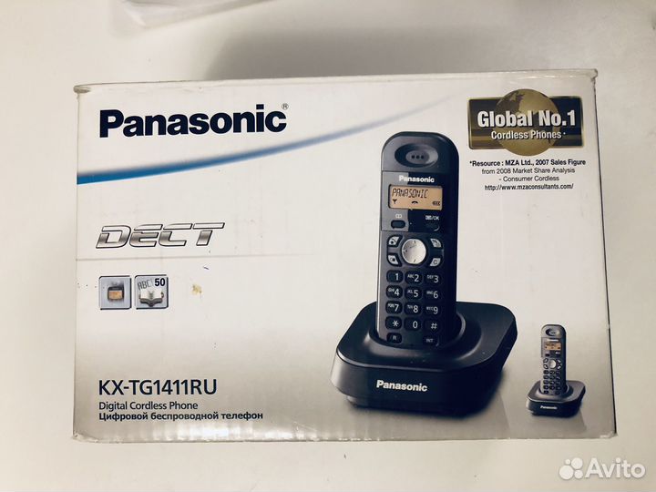 Цифровой беспроводной телефон Panasonic