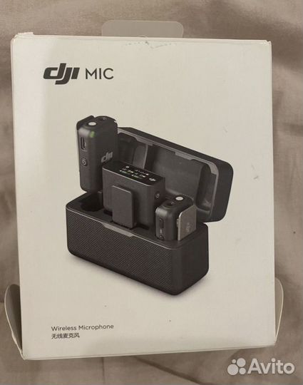 Микрофон DJI Mic с зарядным футляром