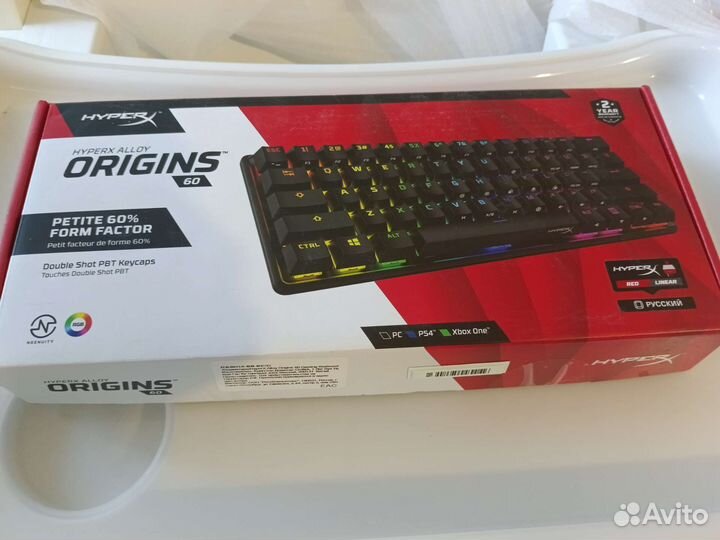 Игровая клавиатура hyperx alloy origins 60