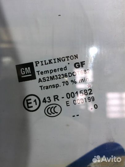 Стекло двери зад лев opel astra J 1.6 ат хетчбек
