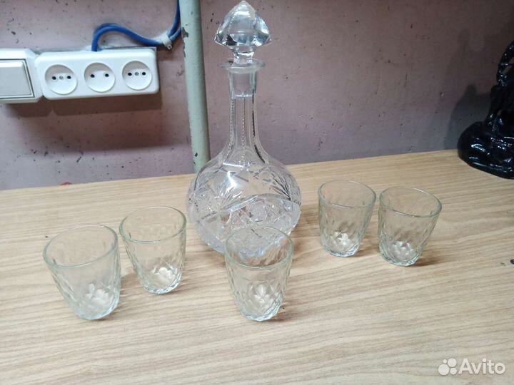 Графин с рюмками СССР