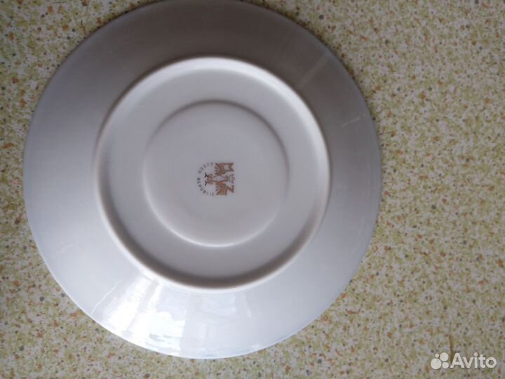 Кофейная пара Золотая роза кобальт Чехия