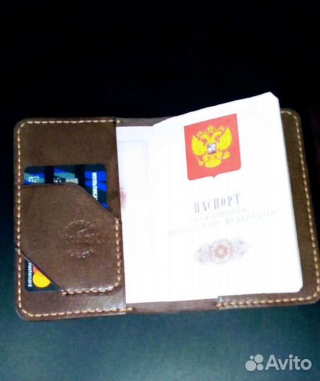 Обложка на паспорт кожа