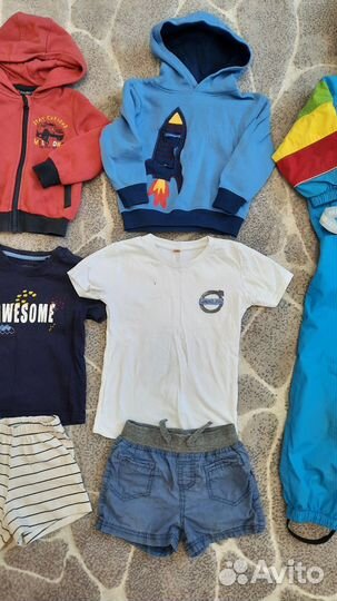 Детские вещи пакетом на мальчика 86 92