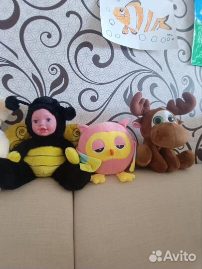 Мягкие игрушки цена за всё
