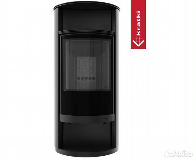 Печь-камин runa черный thermotec